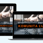 Komunita modré pozadie